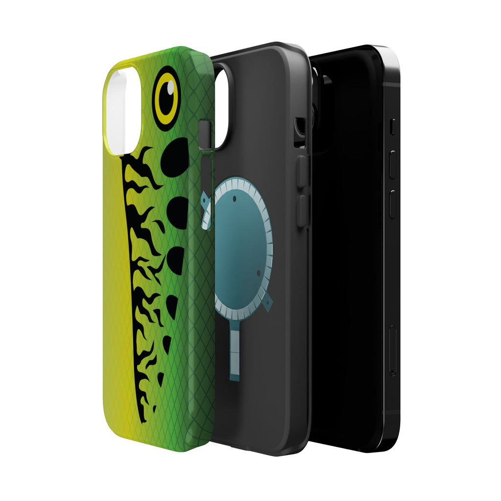 Green & Black Lure MagSafe Tough Cases - Kamo Skinz 