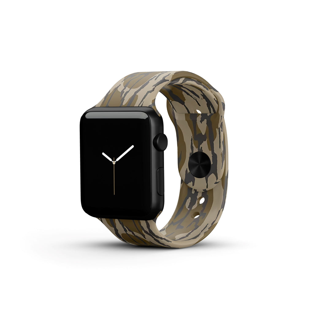 Bottomland Camo Silicone Apple Watch Band - kamoskinz