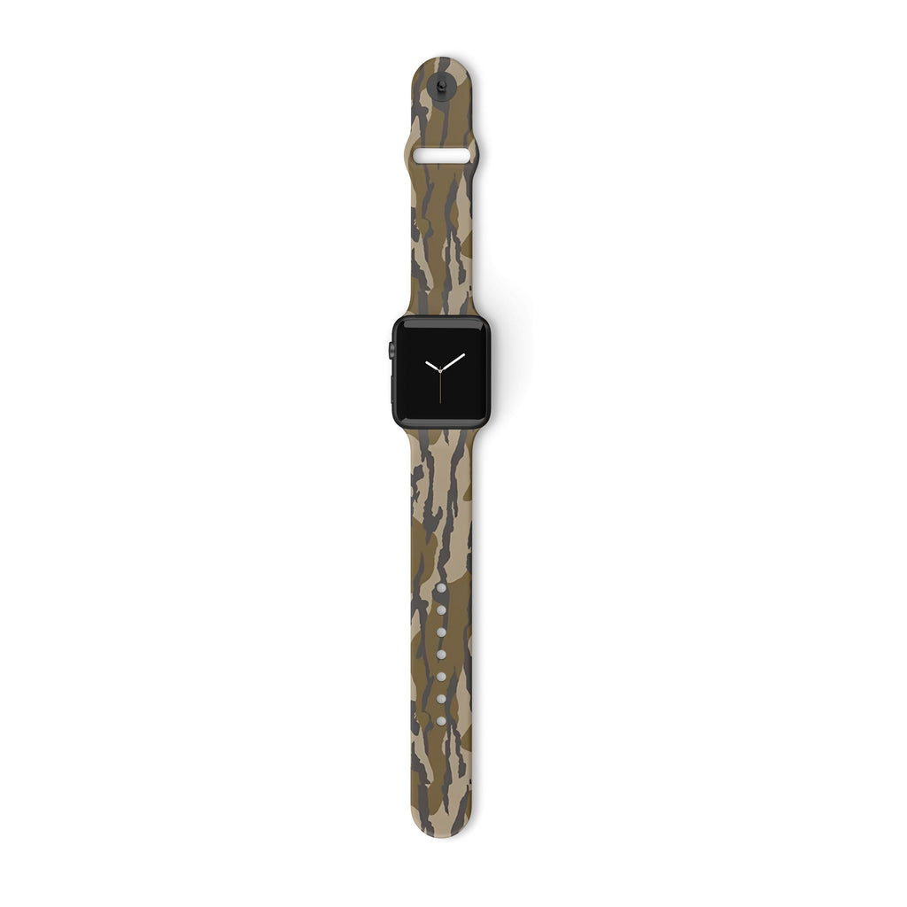 Mossy Oak® Original Bottomland ® Camo Silicone Apple Watch Band Kamo