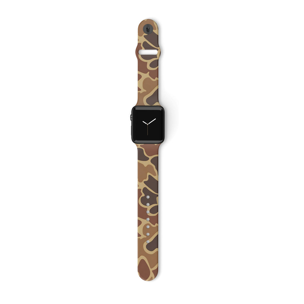 Vintage Duck Camo Silicone Apple Watch Band Kamo Skinz